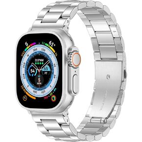 Armor Protective Band for Apple Watch Bands for Men with 49mm Bumper Case, Shockproof Rugged Apple Watch Ultra 2 Band for Men, Double Apple Watch Sport Band for Apple Watch Ultra band Ultra 2 Band