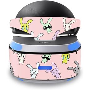 MightySkins Skin Compatible with Sony Playstation VR wrap Cover Sticker Skins Bunny Bunches