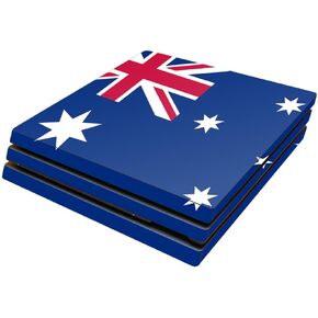 MightySkins Skin Compatible with Sony Playstation 4 Pro PS4 wrap Cover Sticker Skins Australian Flag