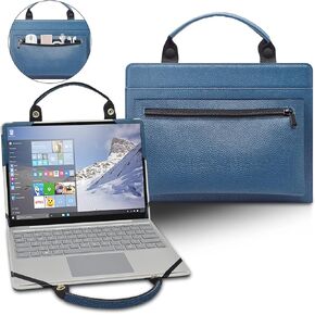 حافظة واقية + حقيبة محمولة لجهاز Lenovo IdeaPad 1i 14/ThinkPad X1 Carbon 5th Gen/6th Gen/7th Gen/8th Gen & ThinkPad X1 Yoga 4th Gen/5th Gen & ThinkBook 14 G2 G3/ThinkPad L14 Gen 3/Lenovo K14، أسود