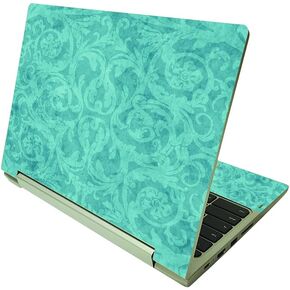 MightySkins Skin Compatible with Lenovo IdeaPad Flex 3 Chromebook 2-in-1 11.6" (2021) - Green Stone | Protective, Durable, and Unique Vinyl Decal wrap Cover | Easy to Apply | Made in The USA