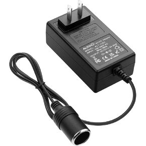 ALITOVE AC to DC Converter 110V to 12V Converter 3A Power Supply 36W Max with Car Cigarette Lighter Socket for Car Vacuum Cleaner Car Dash Cam Car MP3/MP4 Car Fan