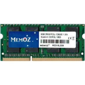 8GB DDR3L RAM Notebook PC3L 12800 Laptop Memory SoDimm 1.35V 204 Pin Memoz 5 Years Warranty