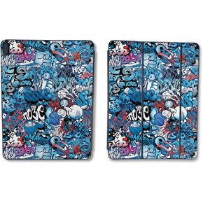 Carbon Fiber Skin Compatible with Apple Smart Folio for iPad Pro 11-inch (M2) 2024 - Mono Hip Hop - Premium 3M Vinyl Protective Wrap Decal Cover - Easy to Apply | Crafted in The USA by MightySkins