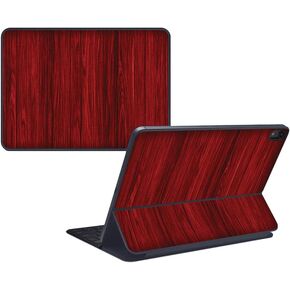 MightySkins Skin Compatible with Apple iPad Pro Smart Keyboard 12.9" (2018) - Cherry Grain - Protective, Durable, and Unique Vinyl Decal wrap Cover - Easy to Apply, Remove - Made in The USA
