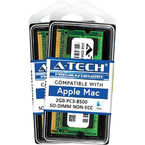 A-Tech 16GB Kit (2x8GB) RAM for Apple Mac Mini Mid 2010 | DDR3 1066MHz / 1067MHz SODIMM PC3-8500 204-Pin Max Memory Upgrade