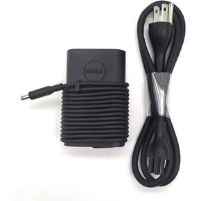 Dell 45W 4.5mm tip Laptop Charger,XPS 9360 9370 9380 AC Adapter,Latitude 3310 2 in 1 7350 3400 3500 AC Charger, Black, LA45NM131