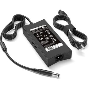 PA-4E DA130PE1-00 7.4×5.0mm 130W for Dell Inspiron 15 7000 7559,Dell XPS 15(L502x) 17(L702x),JU012 CM161 Dell 130W Laptop Charger,Dell 130w AC Adapter,Dell D6000 Docking Station Power Cord.