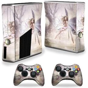 MightySkins Skin Compatible with Xbox 360 S Console - Tangled Fairy | Protective, Durable, and Unique Vinyl Decal wrap Cover | Easy to Apply, Remove, and Change Styles | Made in The USA