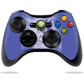 MightySkins Skin Compatible with Microsoft Xbox 360 Controller - Purple Moon | Protective, Durable, and Unique Vinyl Decal wrap Cover | Easy to Apply, Remove, and Change Styles | Made in The USA
