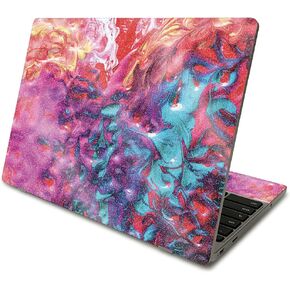 MightySkins Glossy Glitter Skin Compatible with Samsung Chromebook 4 (2021) 11.6" - Girly | Protective, Durable High-Gloss Glitter Finish | Easy to Apply, Remove, and Change Styles | Made in The USA