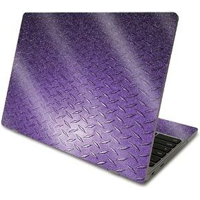 MightySkins Glossy Glitter Skin Compatible with Samsung Chromebook 4 (2021) 11.6" - Cold Steel | Protective, Durable High-Gloss Glitter Finish | Easy to Apply and Change Styles | Made in The USA
