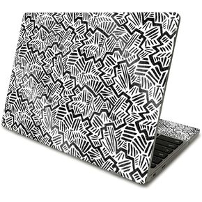MightySkins Glossy Glitter Skin Compatible With Samsung Chromebook 4 (2021) 11.6" - Eye Of The Storm | Protective, Durable High-Gloss Glitter Finish | Easy To Apply and Change Styles | Made in The USA