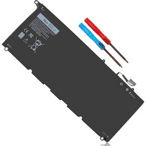 Emanjor 60Wh PW23Y 7.6V Laptop Battery for Dell XPS 13 XPS13 9360 13-9360 P54G P54G002 TP1GT RNP72 0RNP72 0TP1GT 4-Cell