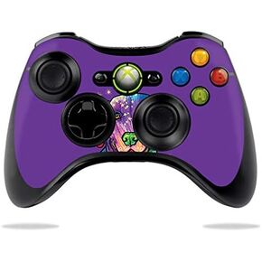 MightySkins Skin Compatible with Microsoft Xbox 360 Controller - Golden Retriever Rainbow | Protective, Durable, and Unique Vinyl wrap Cover | Easy to Apply, Remove | Made in The USA