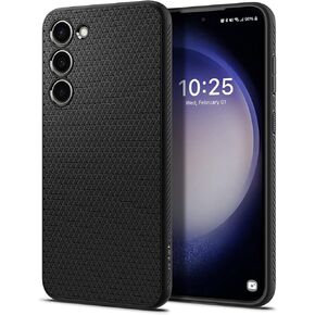 Spigen Liquid Air Designed for Galaxy S23 Plus Case (2023) [Military-Grade Protection] - Matte Black