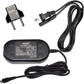 HQRP AC Adapter Compatible with Canon CA-110 CA110 VIXIA HF-R70 HF-R72 HF-R700 HF-R30 HF-R32 HF-R300 HF-R62 HF-R60 HF-R600 LEGRIA HF-R26 HF-R27 HF-R28 Charger Power Supply Cord CA-11O