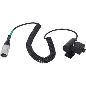 Tactical Military U94 PTT Adapter with 6pin U-329 Connector for Harris AN/PRC-148 AN/PRC-152 Falcon III TCA L3harris AN/PRC-152A PRC 152 Walkie-Talkie (NATO Military Wiring)