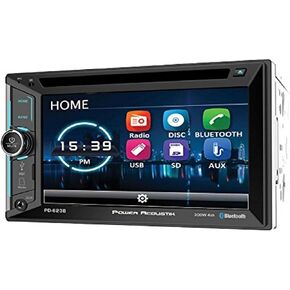 Power Acoustik PD-623B 2-DIN Source Unit With Bluetooth/6.2" LCD,BLACK