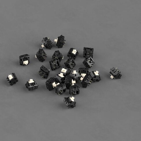 15 pcs BCP Black Switches, 52gf Linear Mechanical Keyboard Switch,5 pin Pre Lubed Switch for Mechanical Keyboard (Classic, 15) in Kuwait
