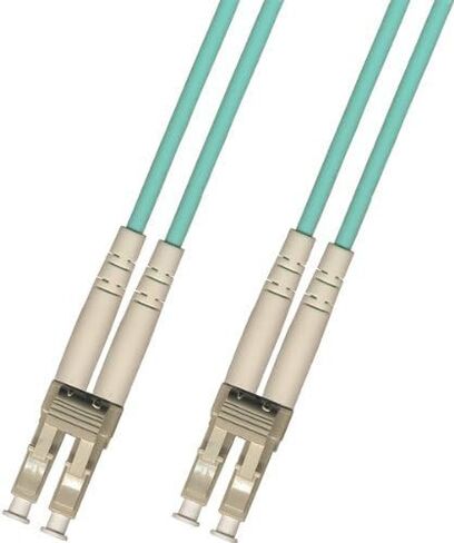 1 Meter Multimode Duplex Fiber Optic Cable (62.5/125) - LC to LC - Orange in Saudi Arabia