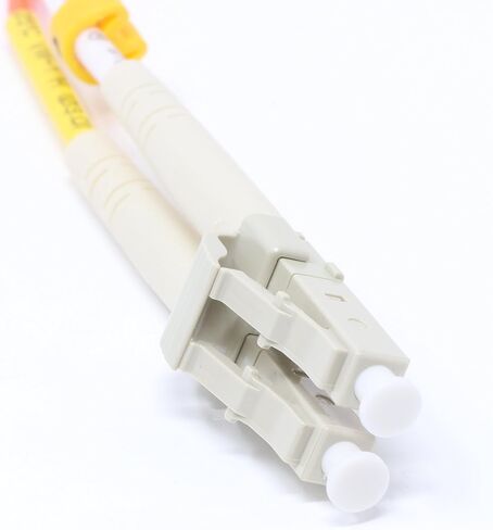 1 Meter Multimode Duplex Fiber Optic Cable (62.5/125) - LC to LC - Orange in Saudi Arabia