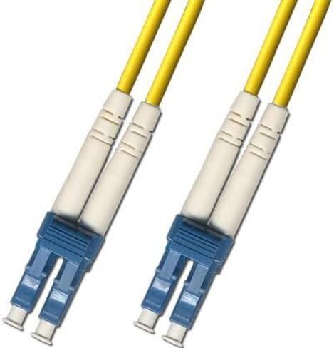 1 Meter Multimode Duplex Fiber Optic Cable (62.5/125) - LC to LC - Orange in Saudi Arabia