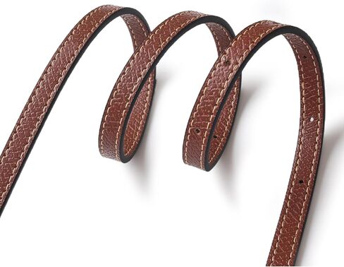 KOMHPS Purse Straps Replacement, Leather Handbag Crossbody Shoulder Strap Adjustable for Longchamp Bag Women(Jam Purple) in Saudi Arabia