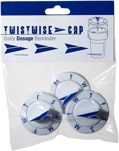 Twistwise™ Once Daily Dosage Tracking Dial - Two Pack in Saudi Arabia