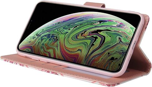 Asuwish Compatible with iPhone Xs Max Wallet Case and Tempered Glass Screen Protector Leather Flip Card Holder Phone Cover for i X XR Xsmax 10x SX Xmax 10xs 10s 10 Plus Xmaxs Women Men Rose Gold in Kuwait