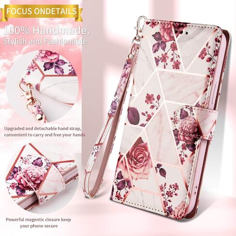 Asuwish Compatible with iPhone Xs Max Wallet Case and Tempered Glass Screen Protector Leather Flip Card Holder Phone Cover for i X XR Xsmax 10x SX Xmax 10xs 10s 10 Plus Xmaxs Women Men Rose Gold in Kuwait
