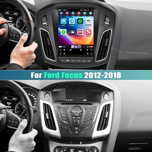 Android 13 Car Stereo for Ford Focus 2012-2018 with Wireless Apple Carplay Android Auto,9.7" HD Touch Screen Car Radio with GPS Navigation/WiFi,Bluetooth,FM/RDS Radio,HiFi,SWC+Backup Camera[1G+32G] in Saudi Arabia