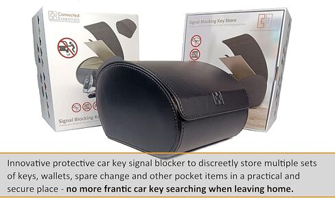 صندوق مانع الإشارة مضاد للسرقة RFID Faraday حافظة كبيرة بدون مفتاح لمفتاح السيارة وحقيبة حماية آمنة - CEG-90 من Connected Essentials in Saudi Arabia