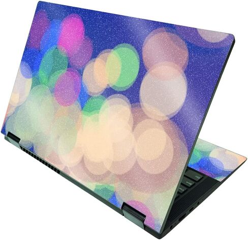 MightySkins Glossy Glitter Skin Compatible with Lenovo IdeaPad Flex 5 2-in-1 15" (2021) - Focus | Protective, Durable High-Gloss Glitter Finish | Easy to Apply and Change Style | Made in The USA in Saudi Arabia