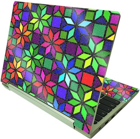 غلاف لامع لامع من MightySkins متوافق مع Lenovo IdeaPad Flex 3 Chromebook 2 في 1 11.6 بوصة (2021) - أسود Argyle | لمسة نهائية لامعة واقية ومتينة شديدة اللمعان | سهل التطبيق | صنع في الولايات المتحدة الأمريكية in Saudi Arabia