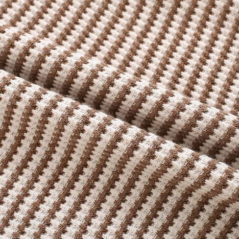 Baby Sweatshirt Romper Boy Girl Waffle Knit Long Sleeve Striped Romper Oversized Sweater Newborn Fall Winter Clothes in Saudi Arabia