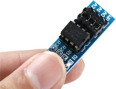 AT24C256 واجهة EEPROM I2C التسلسلية وحدة تخزين بيانات EEPROM لـ Arduino in Saudi Arabia