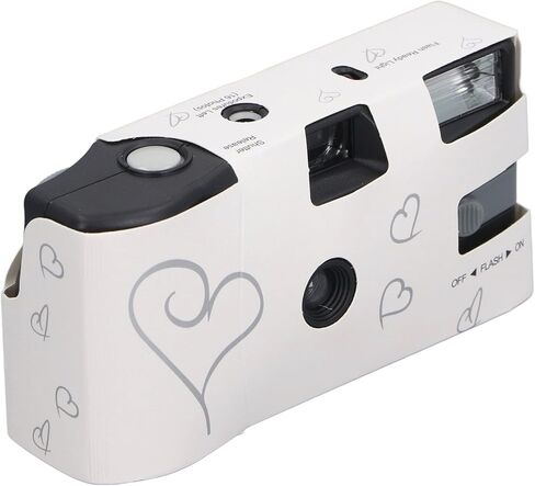 Disposable Camera, Retro Film Camera with Flash 27 35mm Color Films, Easy Shooting, for Anniversary Concert Wedding Travel Camp Party in Saudi Arabia