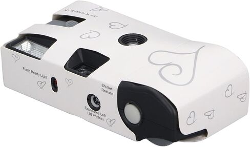 Disposable Camera, Retro Film Camera with Flash 27 35mm Color Films, Easy Shooting, for Anniversary Concert Wedding Travel Camp Party in Saudi Arabia