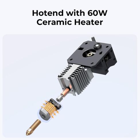 Ender 3 V3 SE 3D Printer,250mm/s Max Printing Speed, CR Touch Strain Sensor for Auto Leveling Sprite Direct Extruder Dual Z-axis and Y-axis Print Size 8.66 * 8.66 * 9.84in in Saudi Arabia