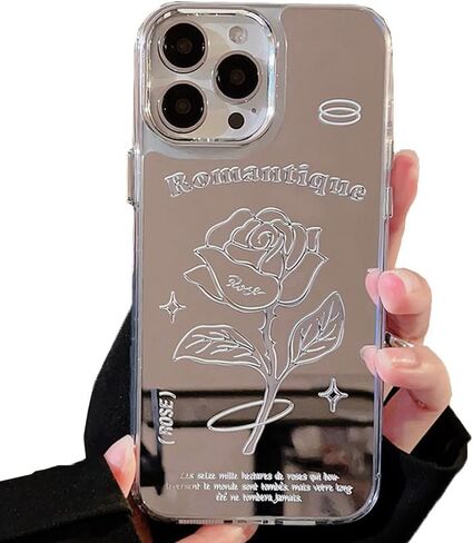 for iPhone 13 Case Bling Stars 3D Hearts Diamond Twinkle Star Glitter Y2K Spark Luxury Girly Aesthetic Personalized Design for Women Girls Teens Soft Transparent TPU Case, 6.1", Black in Saudi Arabia