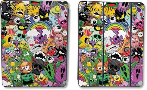 Carbon Fiber Skin Compatible with Apple Smart Folio for iPad Pro 11-inch (M2) 2024 - Mono Hip Hop - Premium 3M Vinyl Protective Wrap Decal Cover - Easy to Apply | Crafted in The USA by MightySkins in Kuwait