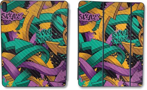 Carbon Fiber Skin Compatible with Apple Smart Folio for iPad Pro 11-inch (M2) 2024 - Mono Hip Hop - Premium 3M Vinyl Protective Wrap Decal Cover - Easy to Apply | Crafted in The USA by MightySkins in Kuwait