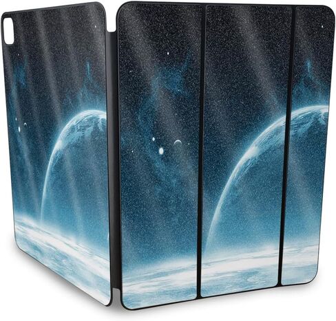 Carbon Fiber Skin Compatible with Apple Smart Folio for iPad Pro 13-inch (M4) 2024-13th Nightmare - Premium 3M Vinyl Protective Wrap Decal Cover - Easy to Apply | Crafted in The USA by MightySkins in Kuwait