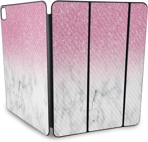 Carbon Fiber Skin Compatible with Apple Smart Folio for iPad Pro 13-inch (M4) 2024-13th Nightmare - Premium 3M Vinyl Protective Wrap Decal Cover - Easy to Apply | Crafted in The USA by MightySkins in Kuwait