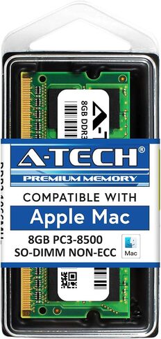 A-Tech 16GB Kit (2x8GB) RAM for Apple Mac Mini Mid 2010 | DDR3 1066MHz / 1067MHz SODIMM PC3-8500 204-Pin Max Memory Upgrade in Kuwait