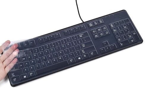 Keyboard Cover Skin Compatible with Dell Wireless Keyboard KM3322W, Dell KM3322W Wireless Keyboard Protector,Dell Wireless Keyboard Desktop Protective Skin - Clear in Saudi Arabia