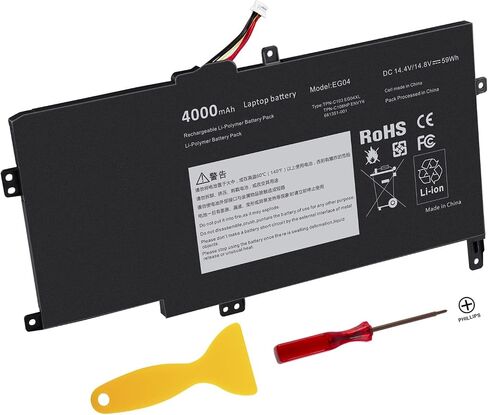 TREE.NB EG04XL Battery Compatible with HP Envy 6-1000, HP Envy 6-1100, HP Envy 6-1200, HP Envy Sleekbook 6 Series, Fits P/N 681881-121, 681881-171, 681881-1B1, 681881-221, 681881-271, 681951-001 in Saudi Arabia