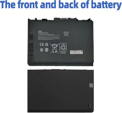 بطارية كمبيوتر محمول BT04XL لجهاز HP Elitebook Folio 9470 9470m 9480m متوافقة مع BA06 BA06XL 687517-171 687517-241 687945-001 696621-001 H4Q47AA بطارية ليثيوم أيون قابلة لإعادة الشحن 52 وات في الساعة 14.8 فولت 3400 مللي أمبير في الساعة in Kuwait
