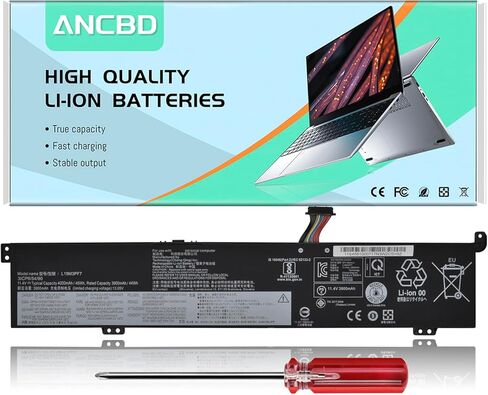 L19M3PF7 Battery Replacement for Lenovo Ideapad Gaming 3-15IMH05 3-15ARH05 Creator 5-15IMH05 Series SB10W89840 5B10W89843 L19D3PF4 SB10W89842 5B10W89836 L19D3PF4 SB10X88615 L19L3PF3 11.4V/45Wh/4000mAh in Saudi Arabia